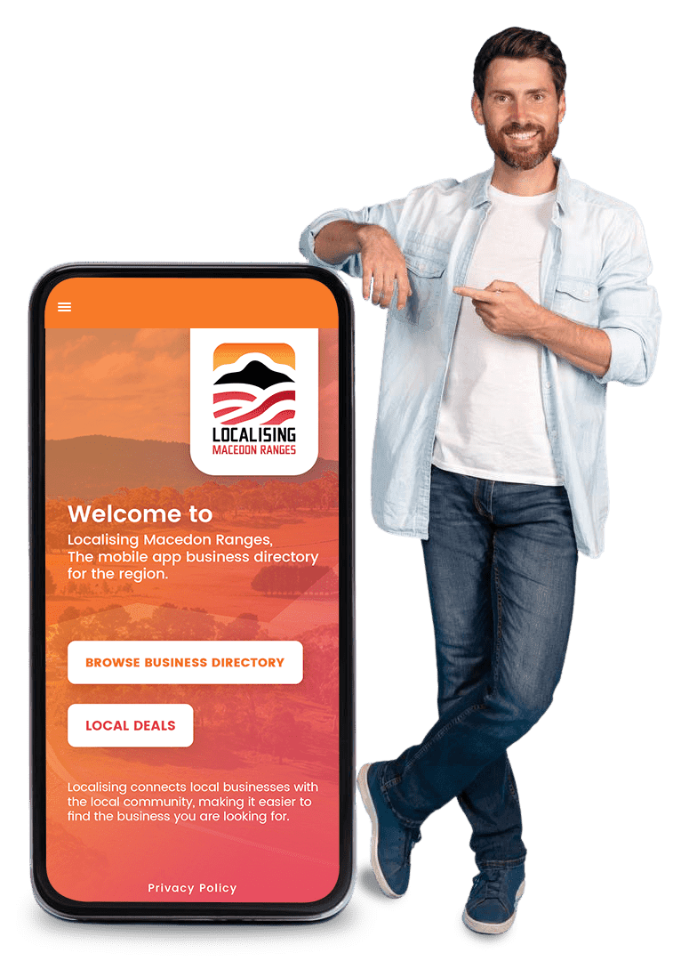 A MAC-built mobile app, Localising Macedon Ranges business directory